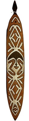 Lot 90 - New Guinea Papuan Gulf Gope Boards.