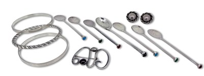 Lot 313 - Group of Silver Items.