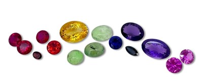 Lot 368 - Fifteen Gem Stones.