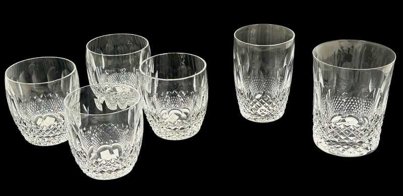 Lot 202 - Harlequin Set of Waterford Crystal Glasses, 6pcs.