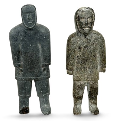 Lot 103 - Inuit Hunter Figures, 2pcs.
