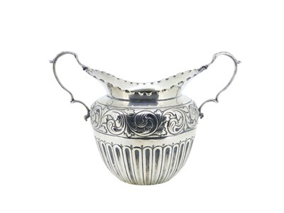 Lot 545 - A Victorian Silver Sugar Bowl.