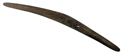 Lot 10 - Decorated Boomerang.