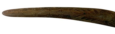 Lot 10 - Decorated Boomerang.