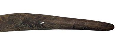 Lot 10 - Decorated Boomerang.
