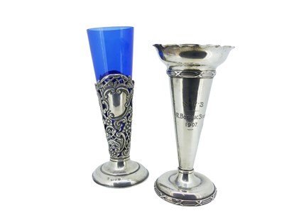 Lot 495 - Silver Vases