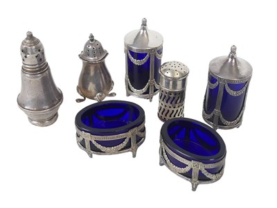 Lot 507 - A Collection of Salt and Pepper Receptacles.