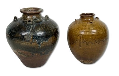 Lot 228 - Two Asian Martaban Storage Jars.
