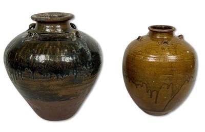 Lot 228 - Two Asian Martaban Storage Jars.