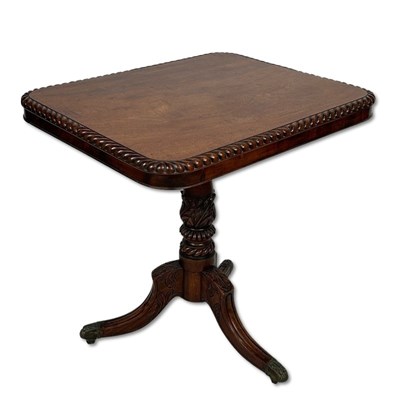 Lot 123 - Regency Style Mahogany Tilt-top Table.