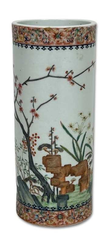 Lot 223 - Chinese Porcelain Mantle Vase.