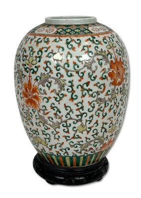 Lot 226 - Chinese Wucai Style Porcelain Vase.