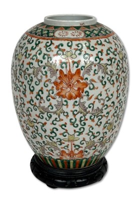 Lot 226 - Chinese Wucai Style Porcelain Vase.