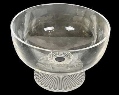 Lot 198 - Lalique Glass Footed Fruit Bowl.