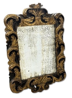 Lot 110 - Continental Baroque Style Wall Mirror.