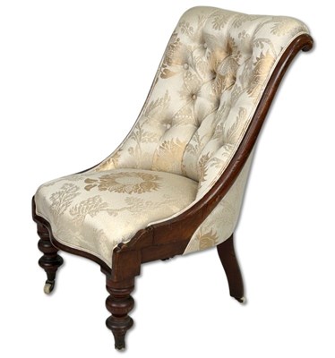 Lot 107 - Victorian Mahogany Bedroom Chair.