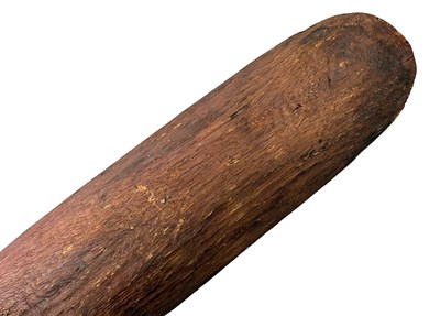 Lot 24 - Central Australia, Fluted Beanwood shield with fire making friction mark.