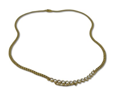 Lot 421 - 18ct Diamond Necklace.