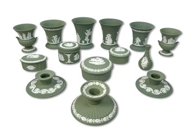 Lot 184 - Wedgwood Jasperware Collection, 15 pcs.