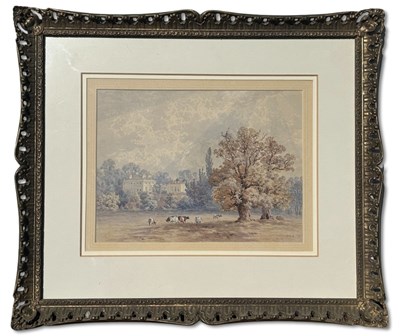 Lot 105 - 2x Watercolours by H Ward Working 19th Century.