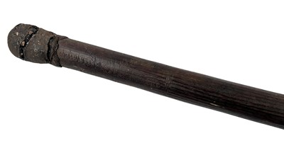 Lot 35 - 19th C. West Aust Fluted Aboriginal club.