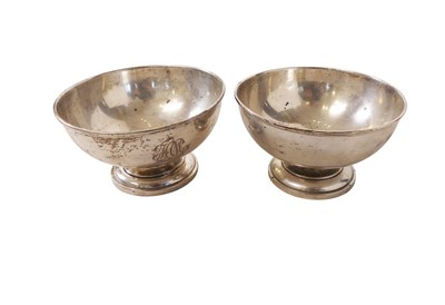Lot 558 - Two Norwegian 850 Silver Bowls.