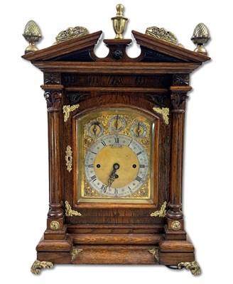Lot 171 - Regency Mahogany Bracket Clock.