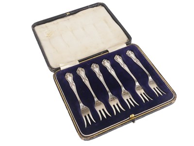 Lot 485 - Six Pickle Forks.