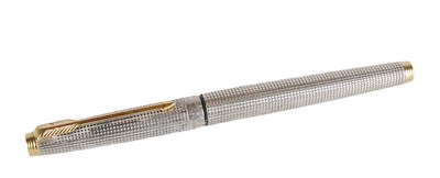 Lot 476 - Sterling Silver Parker Fountian Pen.
