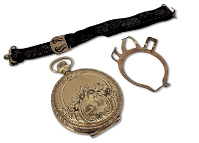 Lot 458 - Rose Gold Waltham Pocket Watch.