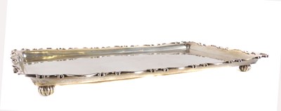 Lot 575 - A Rectangular Chinese Silver Tray.