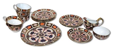 Lot 185 - Royal Crown Derby Imari Pattern, Part Tea Set, 15 pcs.