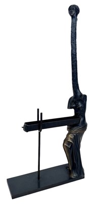 Lot 194 - Salvador Dali LE 37/1500 Bronze Sculpture Figure.