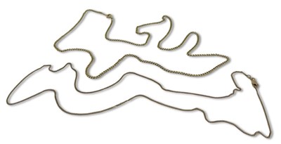 Lot 393 - Two Yellow Gold Chains