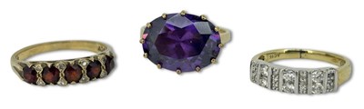 Lot 383 - A Trio of Rings