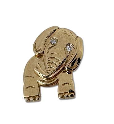 Lot 344 - Elephant Pendant.