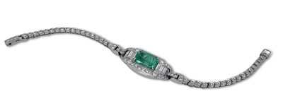 Lot 347 - Art Deco Styled Bracelet.