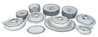 Lot 186 - Royal Doulton Old Colony Part Dinner Set, 59 pcs.