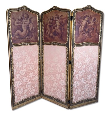 Lot 127 - French Three Fold Screen Room Divider.