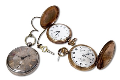 Lot 226 - Group of Antique Pocket Watches, 3 pcs.