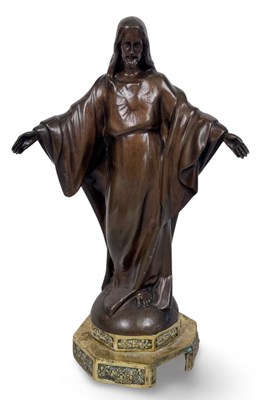 Lot 198 - Paul Edmund Graf (1856-1903) Statue of Jesus.