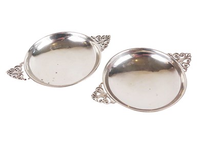 Lot 474 - A Pair of Silver Teaspoon Rests.