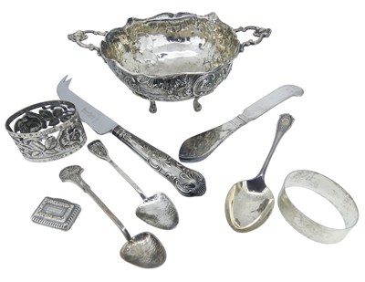 Lot 515 - Qty Sterling and Silver Wares, 9pcs.