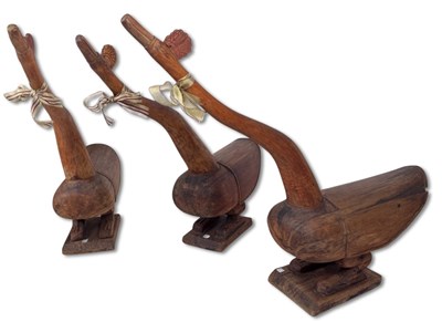 Lot 200 - Trio of Thai Temple Swans.