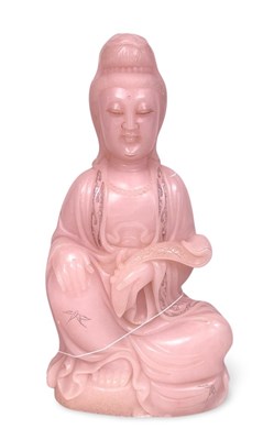 Lot 265 - Chinese Carved Statue of Guanyin.