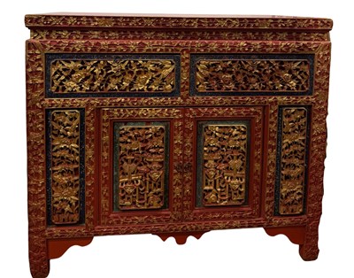 Lot 272 - Chinese School Peranakan Bridal Chest.