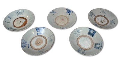 Lot 264 - Group of Blue and White Swatow Ware Plates.