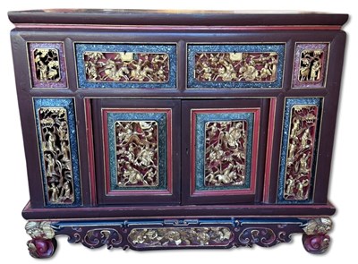 Lot 281 - Chinese School Peranakan Bridal Chest.