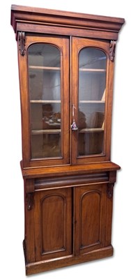 Lot 134 - Victorian Mahogany Bookcase.