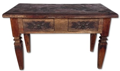 Lot 128 - Indonesian Teak Hall Table.